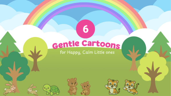 low-stimulation cartoons
